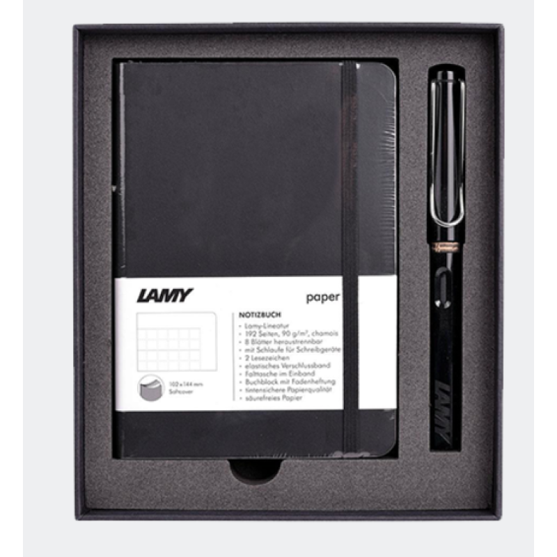 LAMY Kalem ve Defter Set - 019Black